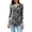 A-White Print, variant on Womens Plus Size Long Sleeve Tunic Tops Casual Floral Henley Shirts M-4X