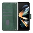 thumbnail image 7 of MonsDirect for 7.6 inch Samsung Galaxy Z Fold 3 2022 2021 Case, Slim Suede Leather Stand Folio Cover with Auto Sleep/Wake Card Slots & Hand Strap Anti-Fall Protective Case for Galaxy Z Fold 3, Green, 7 of 7