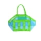 thumbnail image 4 of Methold Bolsa de almacenamiento de tamaño compacto, suministros de playa, organizador de herramientas de diseño de malla, contenedor de carcasa decoración del acuario Bolso Azul/Malla Verde Methold PT003998-01, 4 of 6
