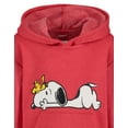 thumbnail image 5 of PEANUTS Woodstock Snoopy Toddler Boys Fleece Pullover Hoodie Toddler to Big Kid, 5 of 5