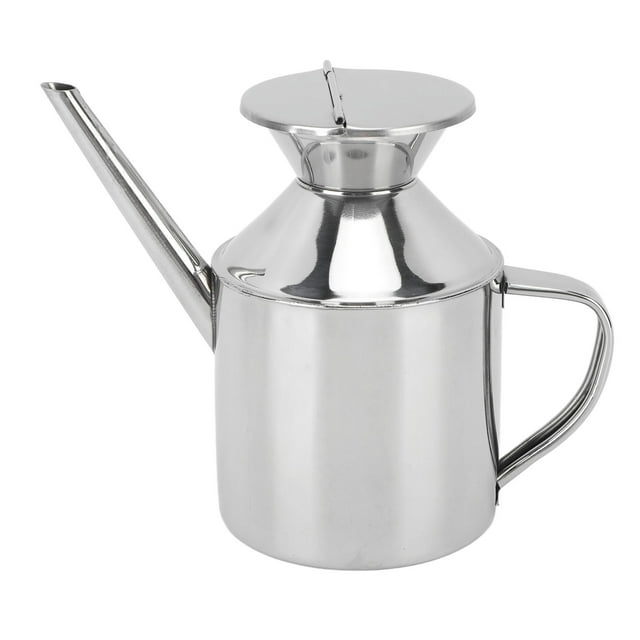 Stainless Steel Oil Can Multipurpose Container For Soy Sauce Vinegar Cooking Wine