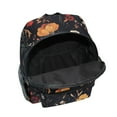 thumbnail image 6 of FORMRS School Backpack with Front Zippered Pocket 12" Student Travel Daypack, Black Floral Pattern, 6 of 6