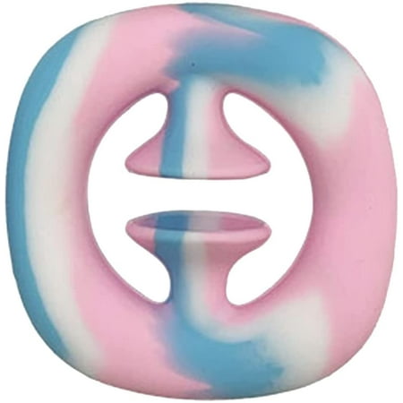 Snapper Fidget Toy Rainbow Color Vent Pressure Relief Toy Silicone