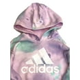 thumbnail image 2 of Adidas Girls Purple Blue & Pink Tie Dye Athletic Hoodie Sweatshirt Small (7-8), 2 of 2