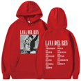 thumbnail image 1 of Sudadera con capucha para hombre y mujer, ropa de calle Unisex con estampado de póster de la cantante Lana Del Rey Lust for Life Tour, Álbum de Música xuanjing unisex, 1 of 2