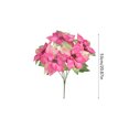 thumbnail image 3 of Leodye 2PCS Artificial Poinsettia Flowers - Christmas Home/Wedding Decor-20.8x7.8x1.9in, 3 of 6