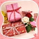 thumbnail image 3 of 6 rollos de cintas para el Día de San Valentín, tela, poliéster, romántico, blanco, rosa, rojo, rojo rosa, corazón, 3 of 4