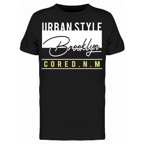 Urban Style T-Shirt Men -Image by Shutterstock, Male 3X-Large