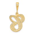 thumbnail image 3 of Diamond2Deal 14K Pendentif Initiale Lettre C en Or Jaune Script Filigrane pour Femmes (L - 0.72 Pouces, W - 0.57 Pouces), 3 of 6