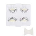 thumbnail image 1 of 2 pares de pestañas postizas naturales, densas, reutilizables, autoadhesivas, 3D, para salones de belleza caseros LD2203, 1 of 14