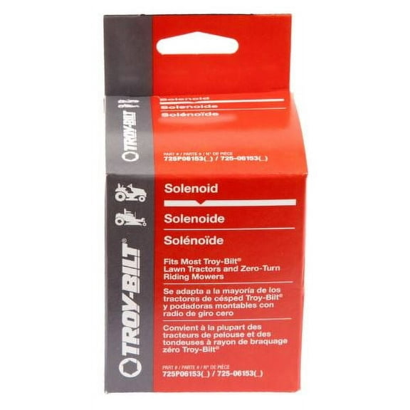 Troy-Bilt Genuine Parts 490-250-Y036 Solenoid for Lawn Tractors and Zero-Turn Mowers