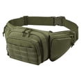 thumbnail image 1 of Xihbxyly Riñonera para Deportes Al Aire Libre, Bolsa de Herramientas Multifuncional, Bolsillo con Cremallera Antirrobo, Correa Ajustable, Equipo para Correr, Ciclismo y Senderismo, Material Duradero,, 1 of 2