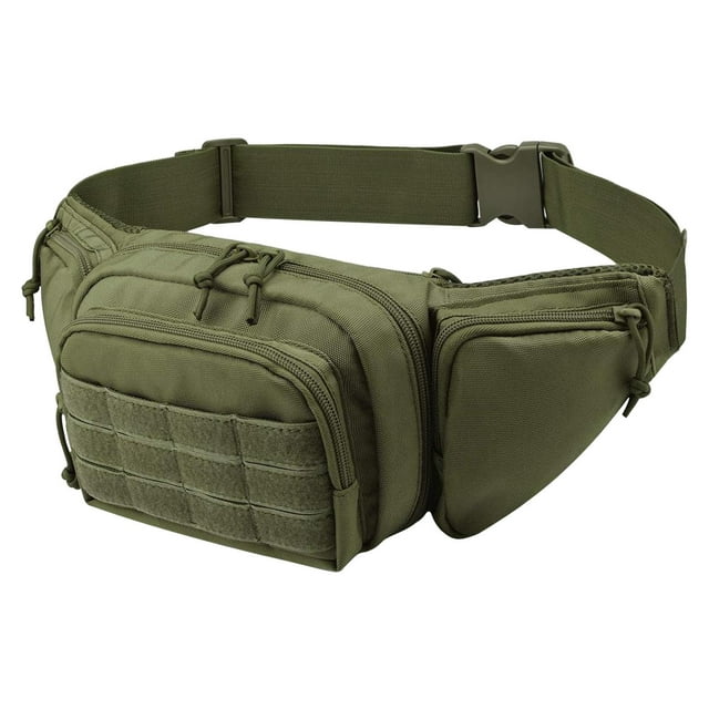 Xihbxyly Riñonera para Deportes Al Aire Libre, Bolsa de Herramientas Multifuncional, Bolsillo con Cremallera Antirrobo, Correa Ajustable, Equipo para Correr, Ciclismo y Senderismo, Material Duradero,