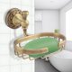 thumbnail image 2 of Organizador de baño ajustable y reciclable para un almacenamiento sin esfuerzo. Jabonera de latón de inspiración antigua, 2 of 8
