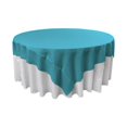 thumbnail image 1 of TCpop90x90-TurquoiseDrkP52 Polyester Poplin Square Tablecloth, Dark Turquoise - 90 x 90 in., 1 of 1