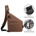 thumbnail image 2 of Bolso Bandolera Antirrobo Pecho A La para Hombre Riñonera Sólida Informal, 2 of 6