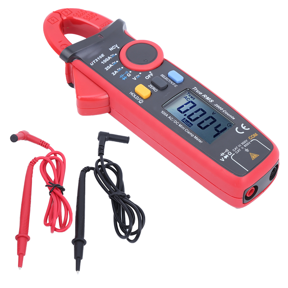 FAGINEY UNI‑T LCD Mini Digital Clamp Meter Handheld Clamp Multimeter