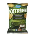 thumbnail image 1 of Great Value Creamy Garlic and Dill Extreme Flavoured Rippled Chips, 1 of 3