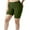 Green, variant on Wyobmus Women's Plus Size Biker Shorts High Waisted Active Yoga Pants Solid Color Soft Sknniy Workout Shorts Blue