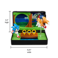 thumbnail image 3 of Console Heroes: Sonic the Hedgehog 2 Collectible Diorama – Mini Sonic & Tails Figures with Emerald Hill Zone Scene – Retro Sega Genesis Cartridge Display – Official Sega Licensed – Ages 8+, 3 of 6