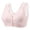#540-Gray, variant on Women's Front Clasp Wire-Free Push-Up Bra, Breathable Adjustable Camisole Style for Daily Wear