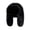 Black, variant on Women Winter Imitation Mink Lei Feng Hat Solid Color Plush Hat Thickened Warm Ski Coldproof Earflap Hat