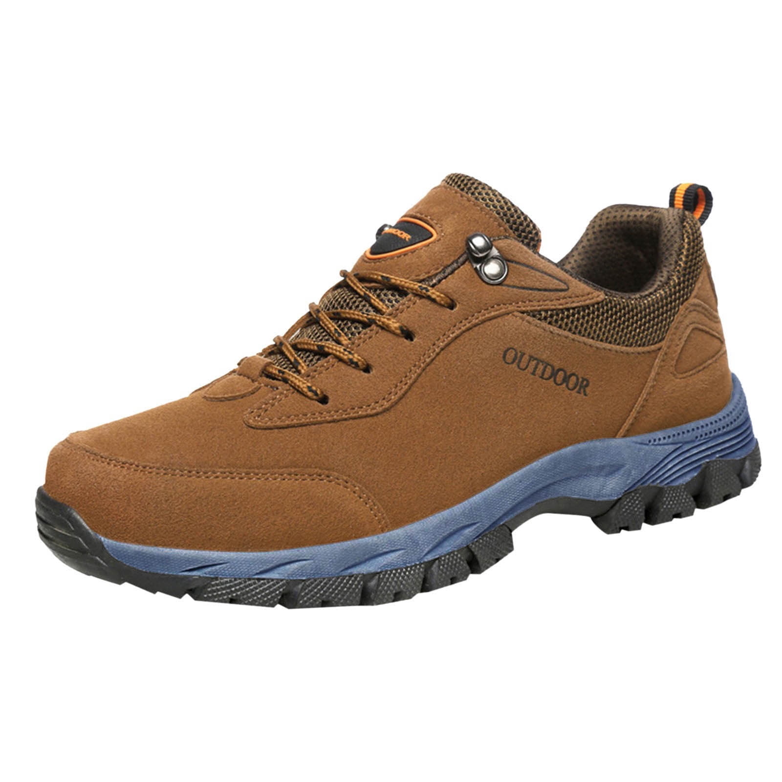 Dakaela Men's Waterproof Hiking Shoes Lightweight Comfortable Anti Slip Outdoor Walking Work Sneakers