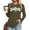X_Army Green 0730*women tshirts, variant on Wang6 Women Long Sleeve Graphic T Shirts Trendy Loose Fit Cat Printed Tops Fall Crew Neck Going out Basic Tees 0702LiPink XL