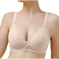 thumbnail image 2 of Swuxness Women's Comfortable Wireless Push Up Bras Solid Color Lace Side Soft Breathable No Underwire, 2 of 3