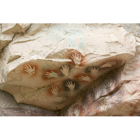 Cueva de las Manos (Cave of Hands), UNESCO World Heritage Site, Patagonia, Argentina Print Wall Art By Alex (Best Calves In The World)