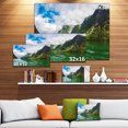 thumbnail image 3 of Green Lake Sognefjord Norway - Landscape Canvas Art Print, 3 of 4