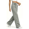 thumbnail image 4 of Posijego Women's Jogger Pants High Waisted Straight Leg Lightweight Solid Color Workout Pants Running Pants with Pockets, 4 of 7