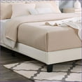 thumbnail image 4 of Bedroom Furniture Set, 3-Piece Queen White Dove Plush 3D Upholstered Bed with 2 Nightstands | Fabric,MDF,Upholstered | Standard Beds, 4 of 7
