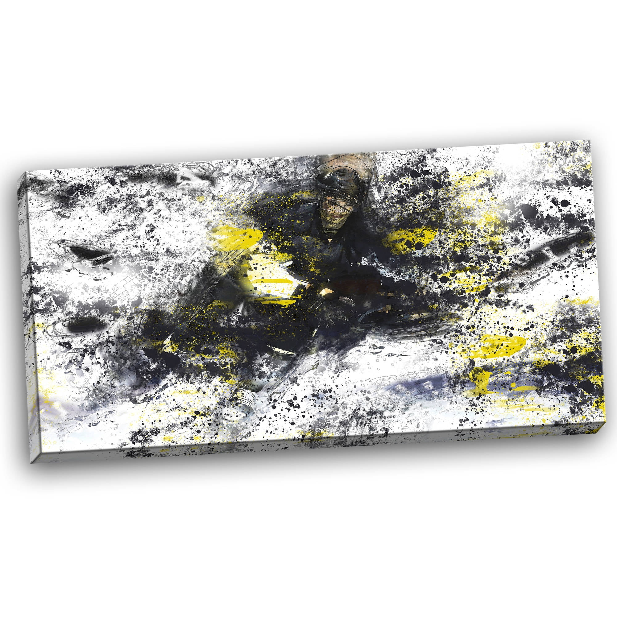 Design Art Hockey Abstract Goalie, 32" x 16"