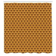thumbnail image 3 of Ambesonne Folk Shower Curtain, Colorful Oriental Ornaments, 69"Wx84"L, Orange and Multicolor, 3 of 5