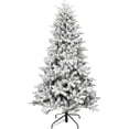 thumbnail image 2 of EE. UU. En stock Árbol de Navidad falso con soporte de metal estable plegable, árbol de Navidad artificial verde de primera calidad para el hogar y la oficina, 2 of 4
