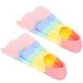 thumbnail image 1 of 1 Paire de Palmes de Natation Confortables en Silicone Flexible pour Enfants, 1 of 8