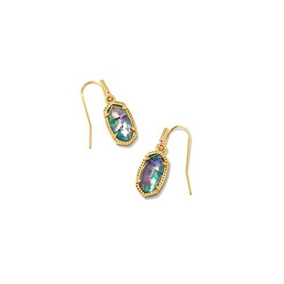 Kendra Scott Lee Drop Earrings Gold Lilac Abalone One Size