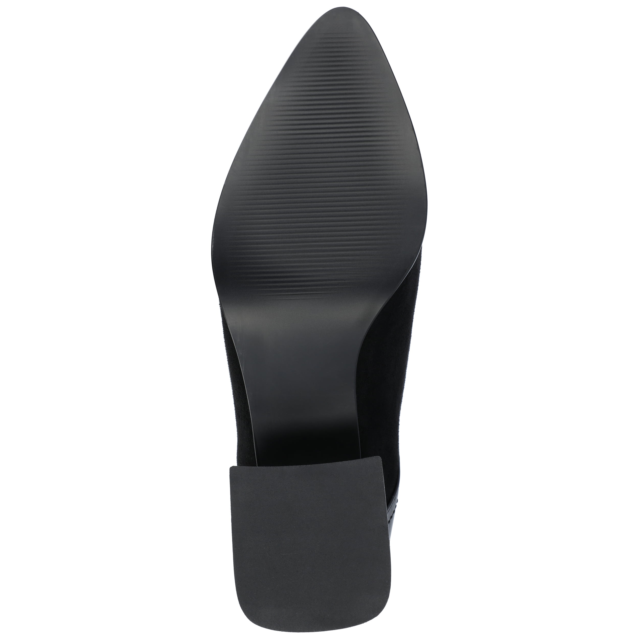 Journee Womens Consuello Two Tone Pointed Toe Booties, Widths Available