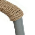 thumbnail image 5 of Bloomingville Small Stoneware Vase with Rattan Wrapped Top Handle, Grey, 5 of 7