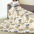 thumbnail image 6 of Fuzoiu Peanuts Print Ultra-Soft Micro Fleece Blanket,All Seasons Flannel Throw, Lightweight Blanket for Bed, Sofa, Couch, Movie Night, Camping, and Travel-, 6 of 7