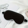 thumbnail image 2 of DABEI 1pc Double-sided Soft Smooth Eye Mask, Blackout Comfortable Blindfold, Suitable For Aviation Travel Rest, Nap, Yoga Meditation, 2 of 11