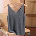 thumbnail image 2 of QNANSPI Women's Casual Layering Tank Tops, Breathable Sleeveless Camisole Tops, Ladies' 3 Piece Set Crew Neck Built in Bra Casual Loungewear Sleeveless Tank Tops, 2 of 4
