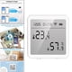 thumbnail image 2 of Termómetro de interior con monitor WiFi, alertas, indicador de temperatura y humedad exterior. blanco, 2 of 7