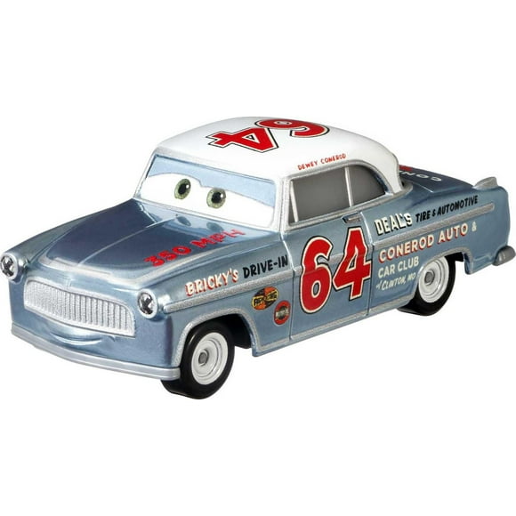 Véhicule Cars Dewey Conerod Disney Pixar à l'échelle 1:55