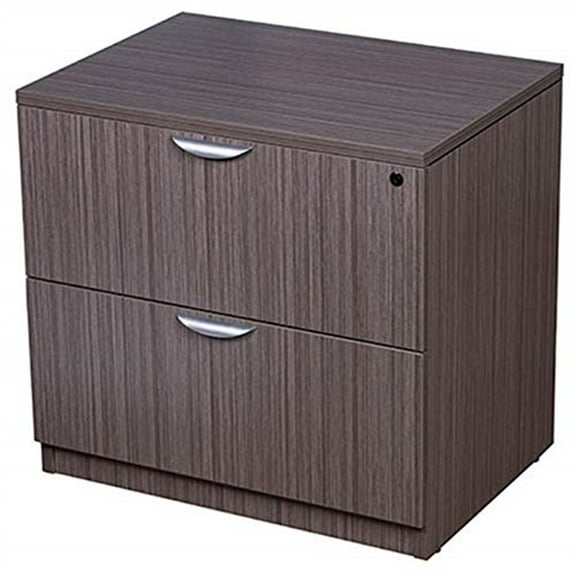 BossChair Boss 2-Drawer Lateral File, Driftwood