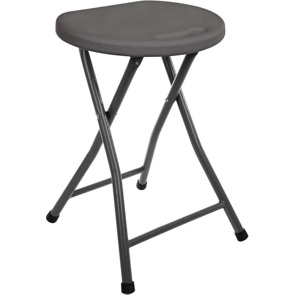 SSyao Home Folding Stools - 18.5in Height, Metal, Heavy Duty