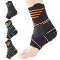 thumbnail image 2 of Support de Cheville Entorse Respirant Ajustable Manchon de Compression de Cheville, 2 of 10