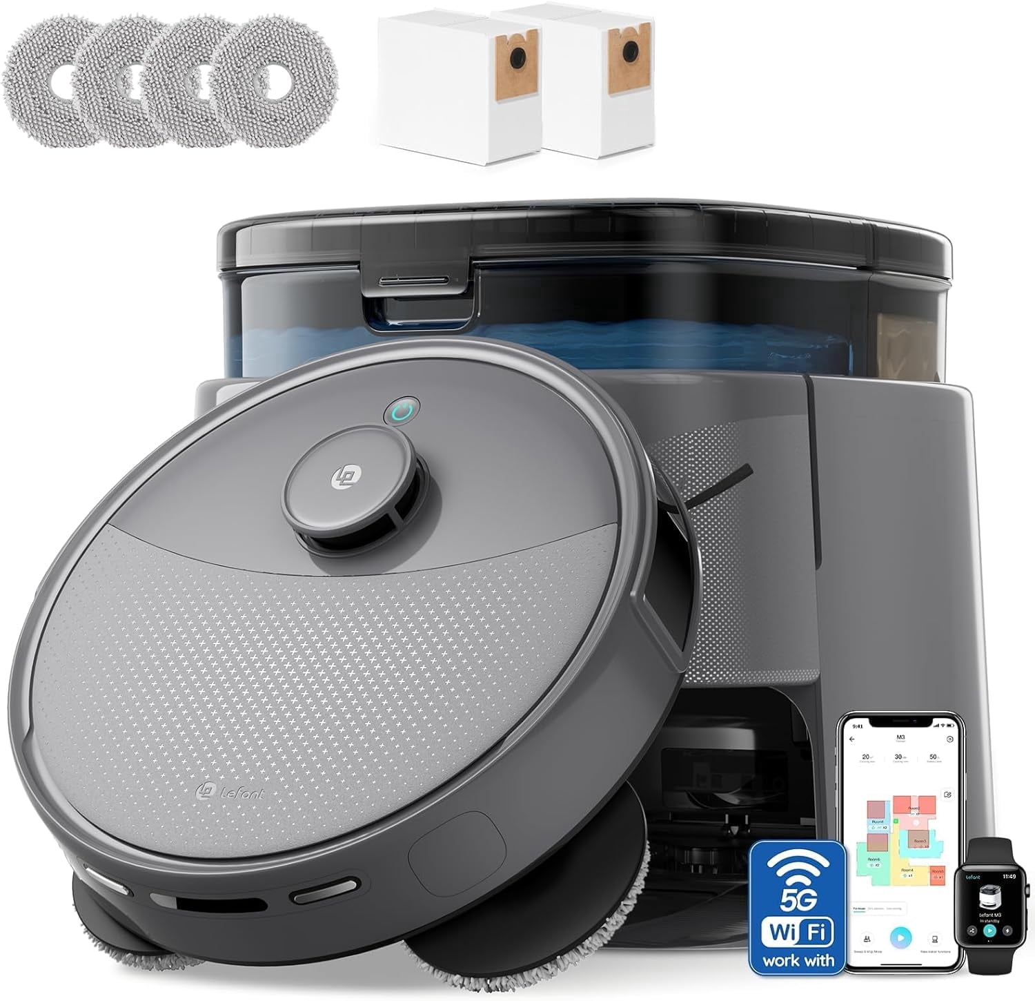 iRobot Roomba Max 705 Vac Robot + AutoEmpty Dock,Extreme Power
