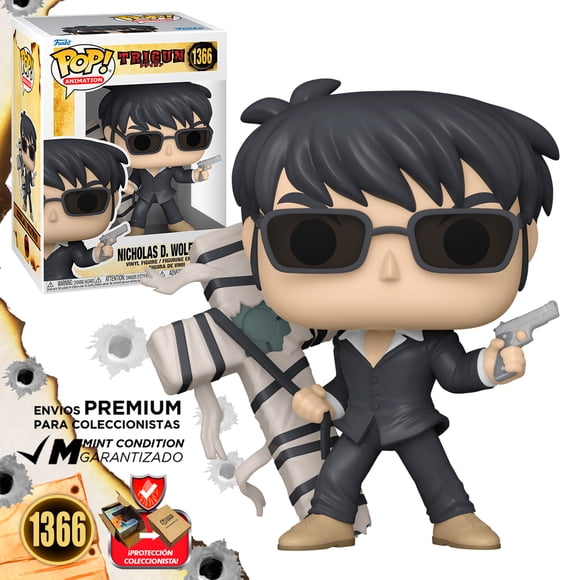 Funko Pop Nicholas D Wolfwood #1366 Trigun Anime Original Funko Nicholas D Wolfwood El Predicador